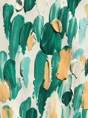 Stylish bright green abstraction with acrylics on canvas. modern Art