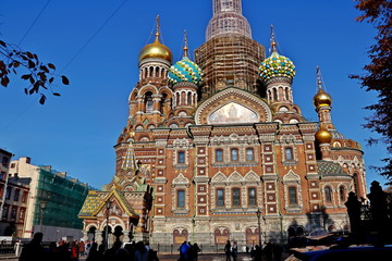 Obraz premium St.Petersburg cathedrals and churches of Russia