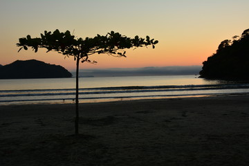 sunrise in Ubatuba