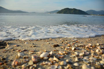 Pereque beach in Ubatuba, Brazil