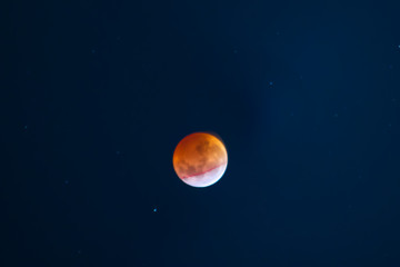 Obraz na płótnie Canvas Lunar eclipse
