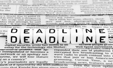 Fototapeta premium Deadline