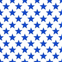 Luxury blue background with blue shiny stars in a row side by side and below them on a white background
