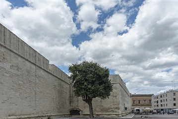 Italia Puglia Lecce castello Aragonese Carlo V mura esterne