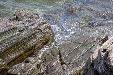 rocks in water