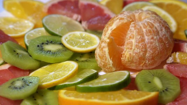 Assortment Of Fresh Citrus Fruits