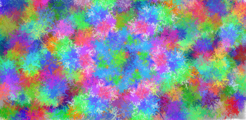 splashed colors abstraction