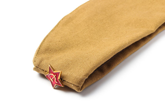 Soviet soldier forage-cap
