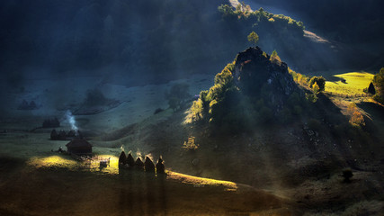 Fundatura Ponorului village from Transylvania , Romania