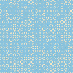 Colorful abstract halftone seamless pattern with octagon, geometric shapes. Vector illustration.   