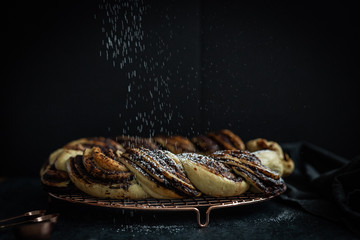 Dark Chocolate Babka Wreath