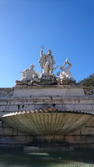Obraz premium fountain of neptune in rome italy