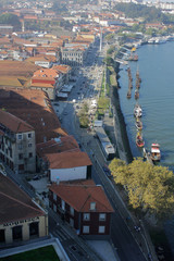 Fototapeta premium panorama of the old town of Porto