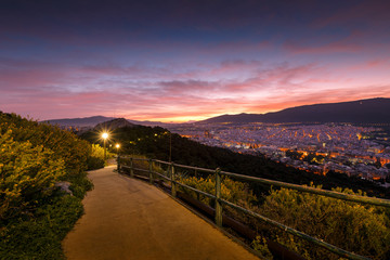 Fototapeta premium Lycabettus hill in Athens