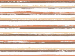 Stripes watercolor paintbrush seamless vector pattern.