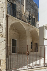 Italia Puglia Lecce ingresso cortile