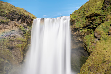 Hiking around Skogafoss