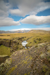 Hiking around Skogafoss