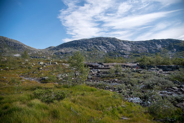 Hiking to the Trolltunga