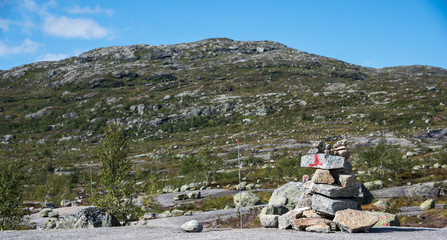 Hiking to the Trolltunga