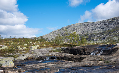 Hiking to the Trolltunga