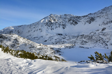 Piękna zima w górach, Tatry Polska