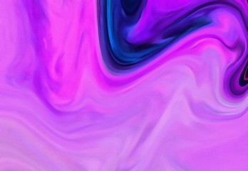 Abstract watercolor background. Marble oil paint in water on paper. Fresh and juicy colors.