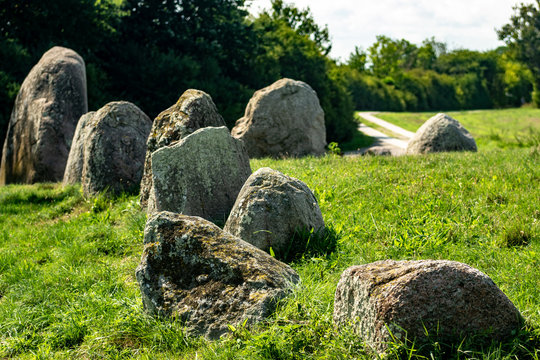Megalithanlage Gro&szlig;steingrab Nobbin bei Vitt auf R&uuml;gen
