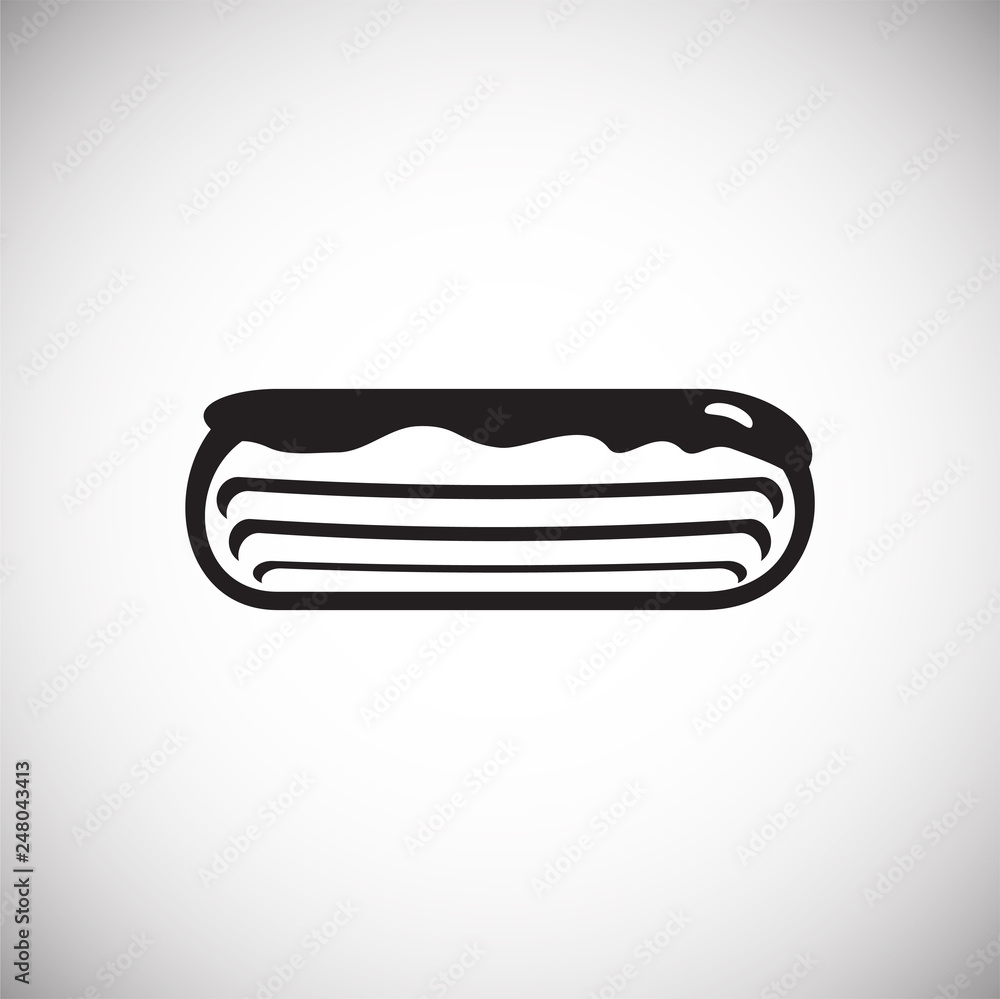 Poster cake icon on white background for graphic and web design, modern simple vector sign. internet concep