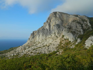 Fototapeta na wymiar Foros, mountains