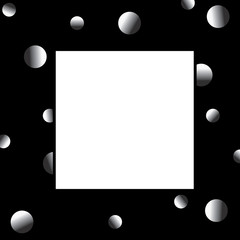 Background-Black & Grey Circle Abstract Background