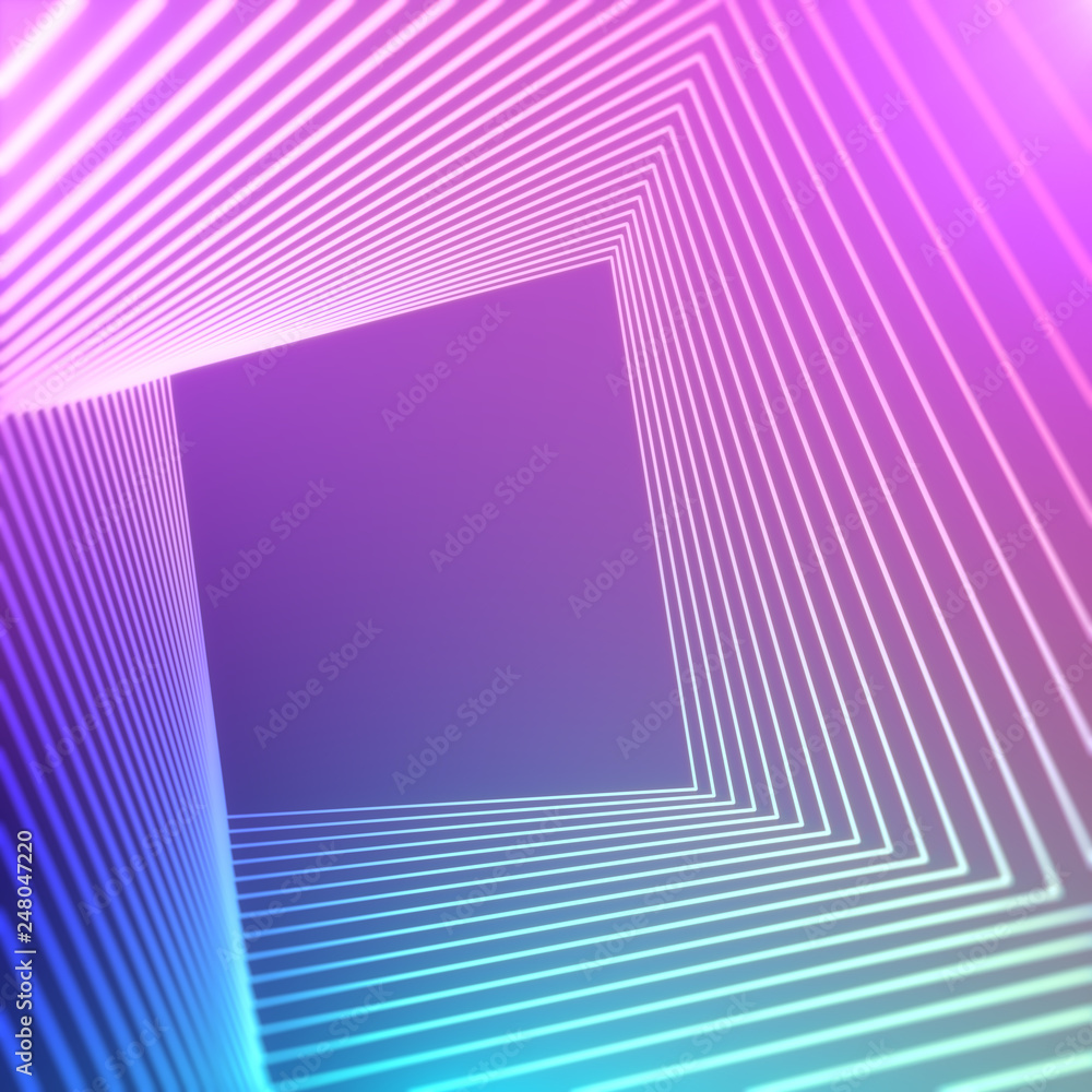 Poster abstract background with a colorful dynamic wave.