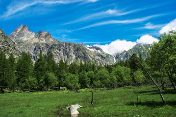 Tour de Mont Blanc. Alpy, Szwajcaria, Europa