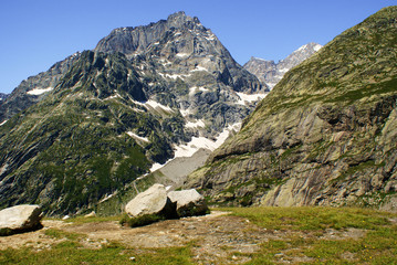 Tour de Mont Blanc. Alpy, Szwajcaria, Europa