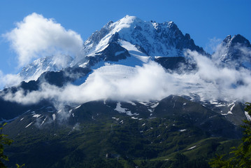 Mont Blanc . Alpy , Szwajcaria, Europa