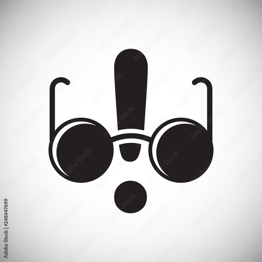 Aufkleber blindness icon on white background for graphic and web design, modern simple vector sign. internet c