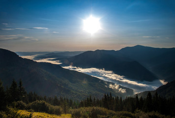 Obraz premium The Carpathians mountains
