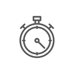 Stopwatch line icon.