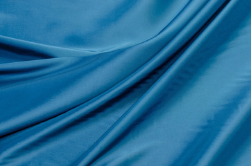 Lining aquamarine from viscose and acetate, and elastane