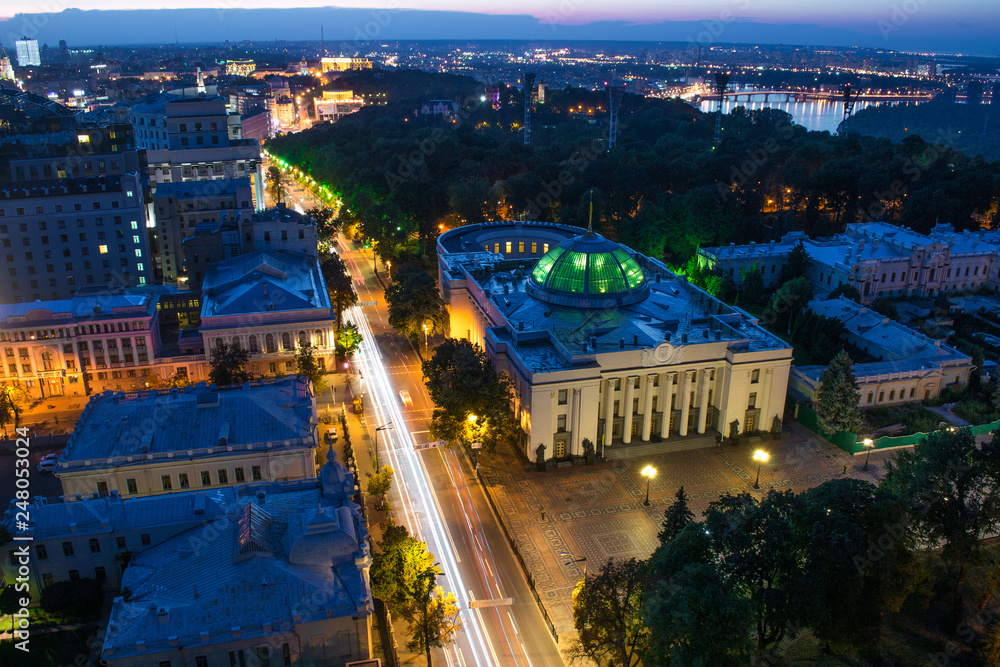 Canvas Prints Verkhovna rada of Ukraine, Kiev. Administration of parliament Ukraine