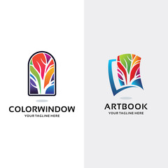 Art Color Logo Set Design Template Collection