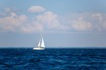 Obraz premium yacht on the sea
