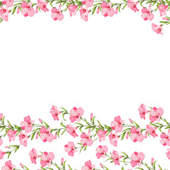 Obraz na płótnie Canvas Beautiful alstroemeria on seamless pattern. Best Tropical flowers. Vector illustration.