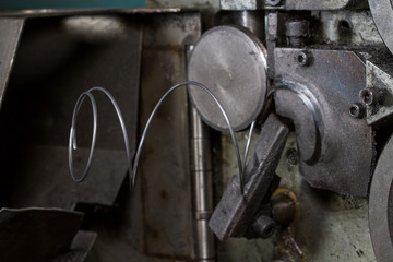 Production of springs for mattresses