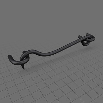 Metal latch