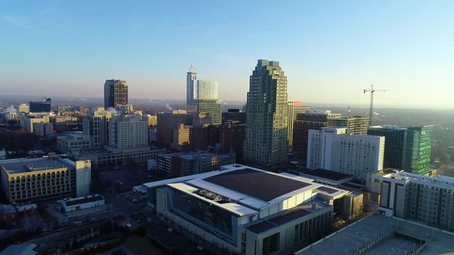 Downtown Raleigh, North Carolina, USA Skyline Aerial