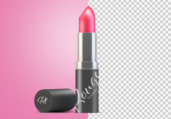 Red Lipstick Mockup - Powered by Adobe