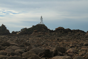 La Corbere lighthouse tower, Jersey
