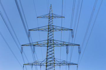 Hochspannungsmast f&uuml;r die Energieversorgung