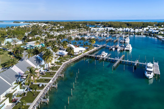 Treasure Cay Marina Aerial View 1